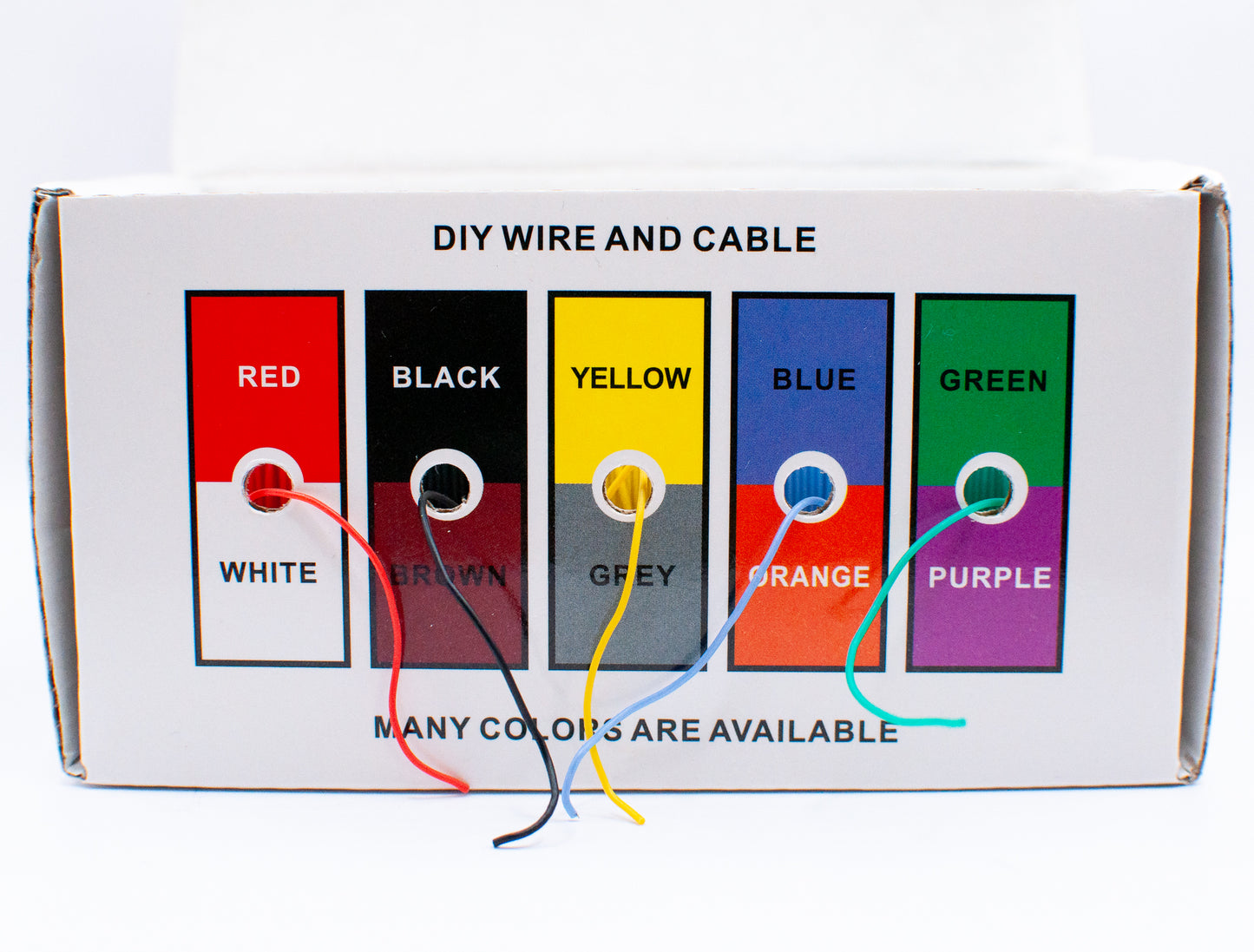 Silicone wires, 30 AWG, 5 colors, 10m