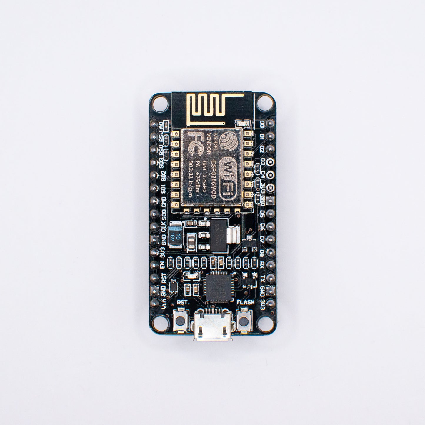 NodeMCU ESP8266, micro USB