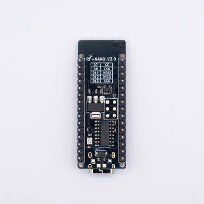 Arduino Nano NRF24 development board, view from the bottom