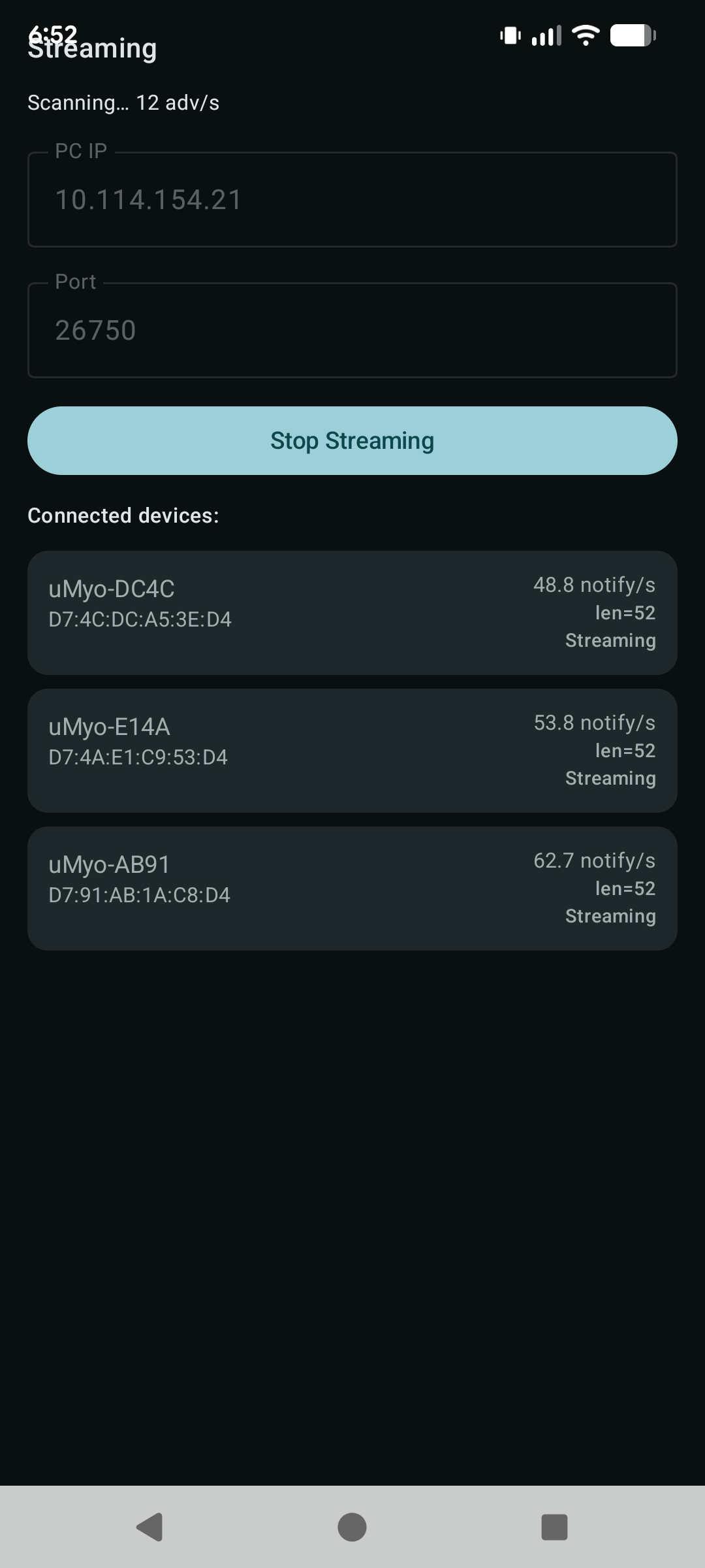 uMyo - wearable EMG sensor